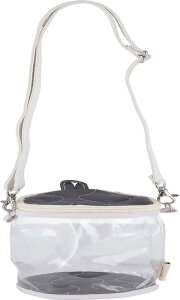 不二貿易 推し活グッズ ぬいぐるみバッグ 推しぬい 幅10.5×奥行9×高さ16.5cm グレー 推し活 収納 メンカラ 推しカラー ぬいぐるみ クリアバッグ グッズ remede ルメッド 53940 18767