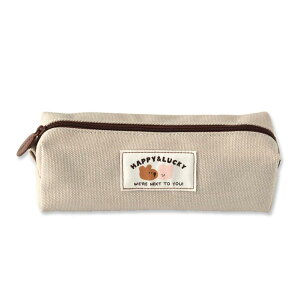 mCN nbs[ƃbL[ubN yP[XAx[W[ - Happy and Lucky Block Pen case, Beige yVP[XAyV|[`AIt BX|[`