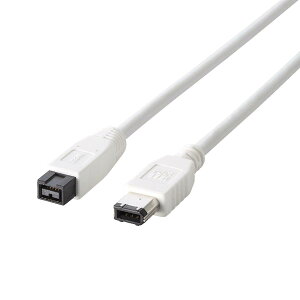 �G���R�� FireWire�P�[�u�� (IEEE1394b 9pin to 6pin) 1m IE-961WH