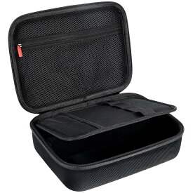 ProCase バリカン用 ハードトラベルケース ヘアカット理髪用品ホルダー トリマーオーガナイザー収納バッグ - ブラック