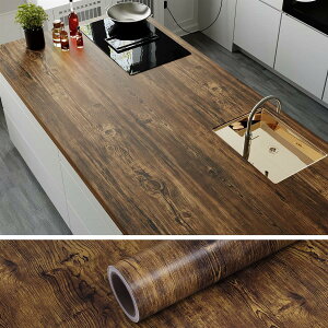 VEELIKE �ǎ� �ؖ� �����C�N�V�[�g �ؖ� �u���E�� �Ɍ��� 40cmx300cm �J�b�e�B���O�V�[�g �E�H�[���X�e�b�J�[ �C���e���A �V�[�g �ǎ� ����� ������� �k�� �\���Ă͂����� �h���V�[�g �h�� �h