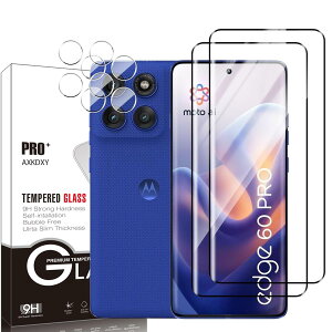 �y2+2 ���Z�b�g�zMotorola EDGE 60 Fusion/60 Pro/60/60S Pro �p�� �K���X�t�B����(2��) + �����Y�ی�t�B���� (2��) + ���t���g (1��) �t�B���� �����K���X�t���ی�t�B�����t�� �P�[�X �d�x9H �X�N���b�`