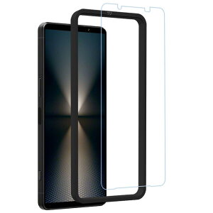 �y1���Z�b�g+�K�C�h�g�t���z KPNS ���{�f�ސ� �u���[���C�g�J�b�gXperia 1 VI ��6���� SO-51E SOG13 XQ-EC44 / Xperia 1 VII SO-51F / XQ-FS44 �p �K���X�t�B���� �ی�t�B����