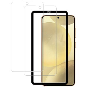 KPNS Galaxy S25 FE �K���X�t�B�����y2���Z�b�g�z�K�C�h�g�t�� ���{�f�ސ� �����K���X Galaxy S25 FE �p �K���X�t�B���� �ی�t�B����