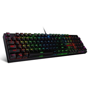 Redragon K582�Q�[�~���O�L�[�{�[�h104�L�[ �Ԏ����J�j�J���L�[�{�[�h RGB LED�o�b�N���C�g�t�� USB�L���Q�[���p�I�t �B�X�p�L�[�{�[�h