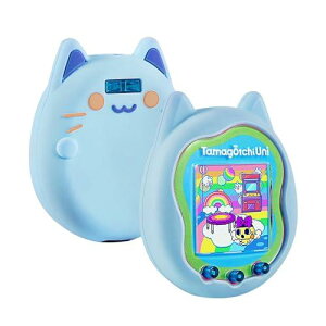 For Tamagotchi Uni 保護 ケース たまごっち 用 シリコン防水防塵 軽量 耐衝撃性 落下防止 Tamagotchi Uni カバー 完全な保護 カバー男女兼用 Tamagotchi Uni ケース(ブルー)