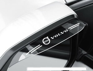 ボルボ サイドミラー雨雪防止シールド V60 V90 S90 XC40 XC90 C70 XC90 XC60 S60 透明 (ボルボ)
