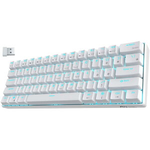 RK ROYAL KLUDGE RK61 JjJ L[{[h  Bluetooth CX USB L/ Windows/Mac/IOS/AndroidɑΉ X}z/^ubg/p\R(ipad iphoneȂ)ʗp y RpNg (zCg)