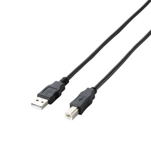 �G���R�� RoHS�w�ߏ��������z���p�b�P�[�W �G�RUSB�P�[�u�� USB2.0 A-B�^�C�v 5m �u���b�N U2C-JB50BK