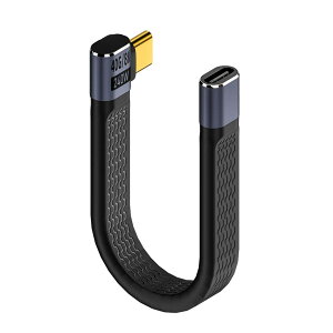 xiwai 40Gbps USB4 IX-X pXtbgP[u 13cm 240W[d 8K@60Hz Thunderbolt3/4Ή, UC-040-0.13R-XY