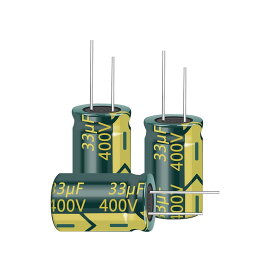 PENGLIN 電解コンデンサ アルミ電解コンデンサー 400V 33μF 10個