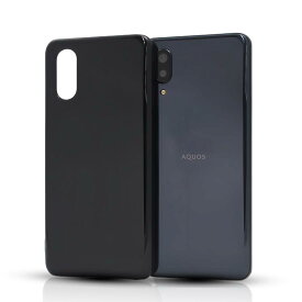 対応 AQUOS sense3 plus au SHV46 ケース 耐衝撃 滑り止め 指紋防止 ブラック極薄 い 楽天モバイル SH-RM11 ケース TPU素材 超軽量 ブラック マット仕上げ アクオス センス3 プラス 保護カバー