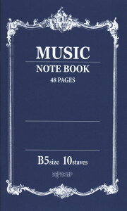 MUSIC NOTE BOOK y5m[g B5 10i