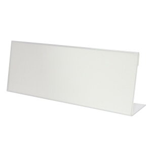 プラス カード立て アクリル L型 W300×D50×H105mm CT-100L 62-208