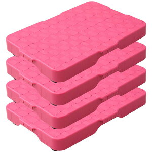 �R�P(YAMAZEN) �ƒ�p����� 28.5×41cm�y4��g�����Z�b�g�z�ω׏d50kg �y��0.8kg �A���@�\ ��� ����� �R���p�N�g �y�� �A���\ �ςݏd�� ���[�Y�s���N �z�[���L�����[���C�g HCL-E38(RP)E*4