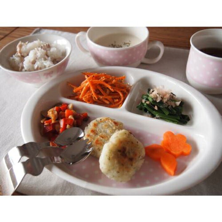 楽天市場】ベビー食器セット キャンディリボン はじめての食器13点 