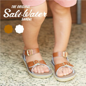 【6/5限定★確率1/2 Max100%Pバック】ソルトウォーター | Seawee シーウィー ベビー用サンダル SALT WATER SANDALS（11.5cm - 12.5cm） 赤ちゃん キッズ ベビー レザー 本革 海 プール 夏 水遊び アメリカ ウォッシャブル