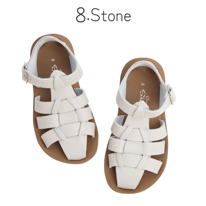 ソルトウォーター シャーク TAN11 Salt Water Sandals / SHARK (SUN-SAN) - Stone -  13cm,16cm ソルトウォーター＊ ソルトウォーター シャーク Shark CH11 18cm