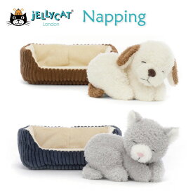 ＼マラソンP11倍!／ジェリーキャット Napping Nipper Cat Dog 【ファーストトイ ぬいぐるみ】 ナッピング ニッパーキャット ドッグ キャット 猫 犬 ネコ イヌ ギフト JELLYCAT 【日本正規品】 プレゼント 出産祝い 誕生日 男の子 女の子 レデ