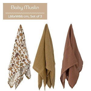 yxr[ nJ` 3ZbgzBloomingville MINI u[~OB ~j Marthe Baby Muslin Ԃ nJ` nJ`  j̎q ̎q kG f}[N k