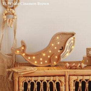 LittleLights [���g�����C�g] LED�����v Whale Lamp Cinamon Brown Original�i�C�g���C�g �e�[�u�����C�g �x�b�h�T�C�h�����v �������C�g ���₷�݃��C�g �x�r�[���C�g �N���X