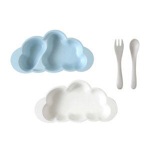 10mois ディモワ 出産祝い mamamanma マママンマ セット プレートセット 日本製 食器セット 出産祝い 男の子 出産祝い 女の子 雲 赤ちゃん お食い初め プレート ギフト 離乳食 食器 ベビー 食器 離