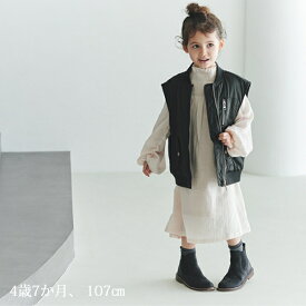 ＼P2倍!／マールマール MARLMARL dress 【100-120cm】 ドレス ワンピース チュニック 女の子 長袖 オケージョン 洋服 子供服 キッズ 6ヶ月～3歳 ギフト プレゼント ホワイト ベージュ ネイビー 膝丈 ひざ丈 長袖 春服 コットン100% 綿 3歳