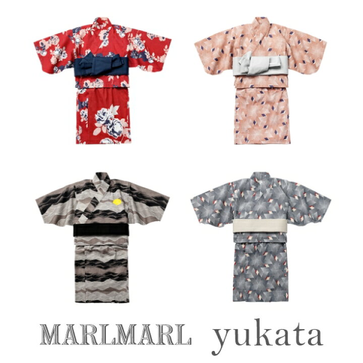 楽天市場】【マラソンP10倍】マールマール MARLMARL 浴衣 yukata【80cm 