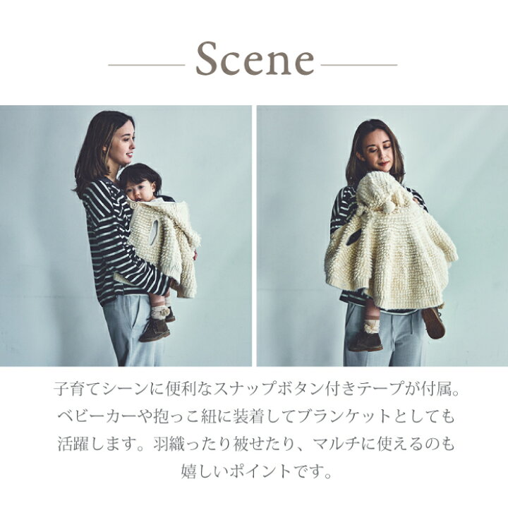 楽天市場】【マラソンP10倍】マールマール ポンチョ MARLMARL polka 