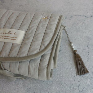 �����r�[ �C�u�� ���ނւ��}�b�g Changing mat (embroide starmoon/olive) �S6�f�U�C��(���ƌ��̎h�J�E3�J���[/�I���[�u�E3�J���[) �j�̎q ���̎q �x�r�[ �L�b�Y �o�Y�j�� �M�t�g �h�� �؍��� �R���p�N