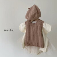 楽天市場 韓国子供服 パフニット ネコポス可 韓国 こども服 赤ちゃん ベビー キッズ ジュニア 女の子 トップス Aosta アオスタ 秋冬 ベビー キッズ Cheermomチアマム