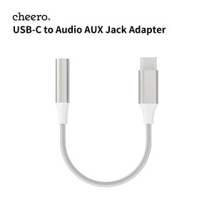 USB Type-C AUX ϊ P[u I[fBIP[u CzWbN `[ cheero USB-C to 3.5mm Headphone Jack Adapter