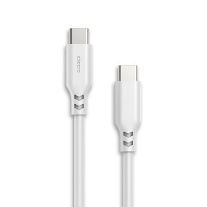 USB �^�C�vC �P�[�u�� �}���[�d iPhone Android 100cm 1m �`�[�� cheero Type-C to C 60W Soft Silicon cable