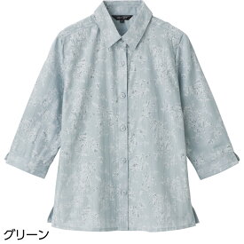 シニアファッション レディース ブラウス 春夏 全3色 M/L 【 7分袖オパールブラウス A16 】 母の日 誕生日プレゼント ギフト シニア レディース 祖母 おばあちゃん 60代 70代 80代 90代