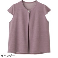 シニア ファッション レディース ベスト 2026 春夏 全3色 ML 【 カットワンボタントッパーベスト A24 】 …
