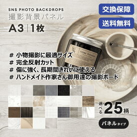 【8%OFF中】【非反射加工モデル】A3サイズパネル 2025年モデル 撮影背景ボード 背景パネル 上質シート 高品質印刷 最新印刷技術 反射防止技術採用皺になりにくい特殊コーティング 色褪せ防止技術採用 スマホ撮影でも色再現◎ 無償交換制度あり 在庫限り