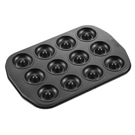 【CHEFMADE】【送料無料】CHEFMADE ドーナツ型 12個取 ノンスティック(29.2*19.7*1.2cm)