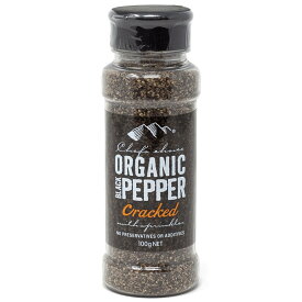 シェフズチョイス オーガニック ブラックペッパー 100g 粗挽き Organic Black Pepper 有機JAS Kosher認証 黒胡椒 黒コショウ コショウ 胡椒 有機黒胡椒 こしょう