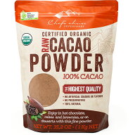シェフズチョイス 有機 カカオパウダー 1kg 非アルカリ処理 RAW 純 ココアパウダー Organic Raw Cacao Po…