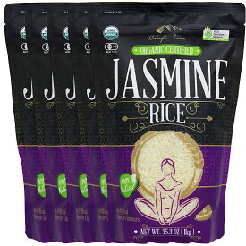 シェフズチョイス オーガニック ジャスミンライス 1kg 2kg 5kg 10kg 有機JAS USDA Kosher認証 香り豊か ジャスミン米 Jasmine Rice 業務用