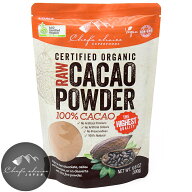 シェフズチョイス 有機 カカオパウダー 300g 非アルカリ処理 RAW 純 ココアパウダー Organic Raw Cacao P…