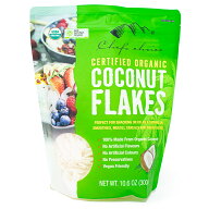 シェフズチョイス オーガニック ココナッツフレーク チップス 300g Organic desiccated Coconut flake こ…