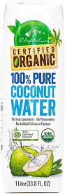 【訳あり】シェフズチョイス オーガニック ココナッツウォーター 1000ml×1本 100%ピュア 完全無添加 Organic 100%pure coconut water