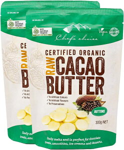 VFtY`CX I[KjbN [JJIo^[ 300g 1kg Organic Raw cacao butter g₷^Cv NI퓤gp R[hvX RAW@ RRAo^[ ΂[ [`R[g 