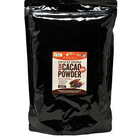 BJV シェフズチョイスオーガニック ローカカオパウダー 1kg 有機ココア100% Organic Raw Cacao Powder