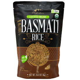 シェフズチョイス 有機 バスマティライス 玄米 オーガニック 1kg x 1袋 Certified Organic Brown Basmati Rice 業務用