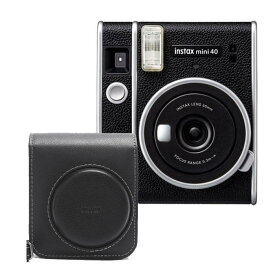 (カメラケースセット)富士フィルム（フジフィルム）チェキ40+カメラケース付き instax mini40
