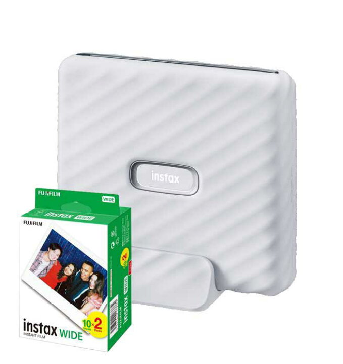 送料無料】フジフイルム FUJIFILM instax Link WIDE ASH WHITE 