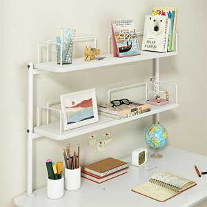 卓上ラック クランプ式机上ラック 多機能 小物整理 卓上収納デスク デスク上収納ラック 卓上 棚 書架 机上本棚 丈夫 デスク上置棚 収納デスク上置棚 文具用品収納 小物整理 省スペース 空間