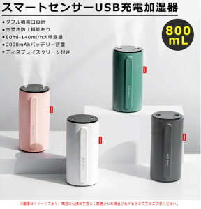 ZT[  X}[g g lZT[ USB 2000mAh obe[ _u   800ml e USB [d  ItBX fBt[U[ ~j  H  I[gp[